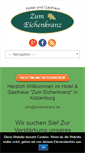 Mobile Screenshot of hoteleichenkranz.de